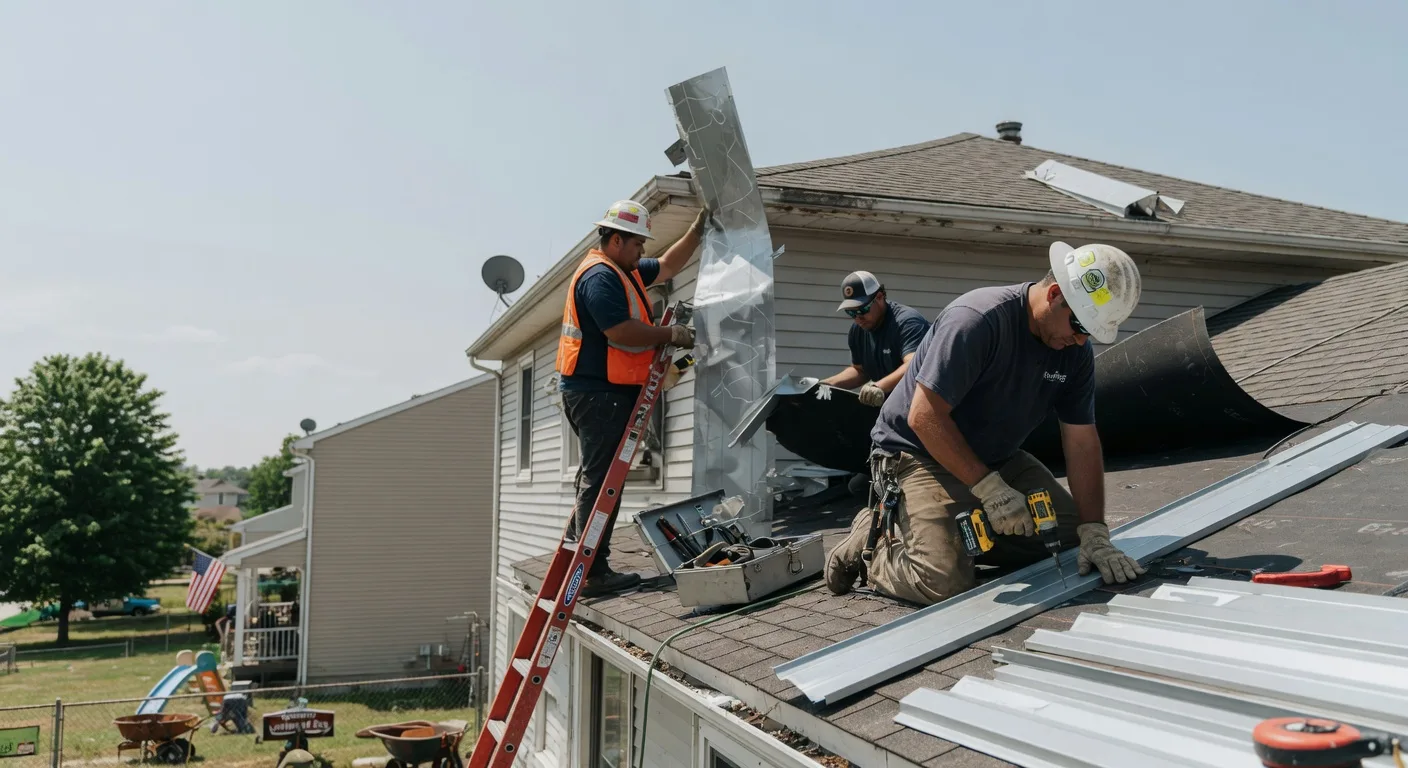 Storm Damage Metal Roof Repair in Kanawha Falls, WV